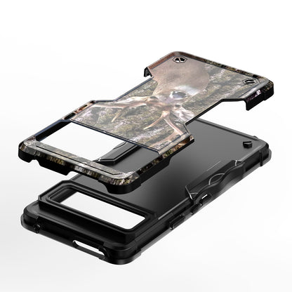 Case For Google Pixel 7a - Hybrid Grip Design Shockproof Phone Cover - Whitetail Buck