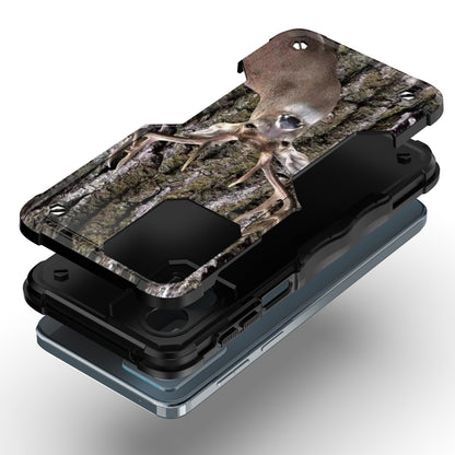 Case For Motorola Moto G 5G (2023) - Hybrid Grip Design Shockproof Phone Cover - Whitetail Buck