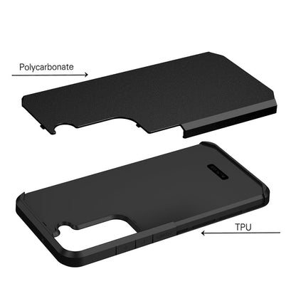 Slim Hybrid Armor Case For Samsung Galaxy S22 PLUS - Dual-Layered Design Phone Cover