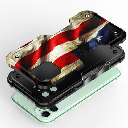 Case For Apple iPhone 11 Pro - Hybrid Grip Design Shockproof Phone Cover - American Flag