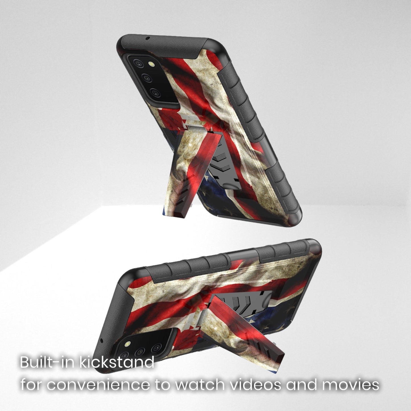 Case For Samsung Galaxy A14 5G Holster Clip Case Combo Phone Cover - American Flag