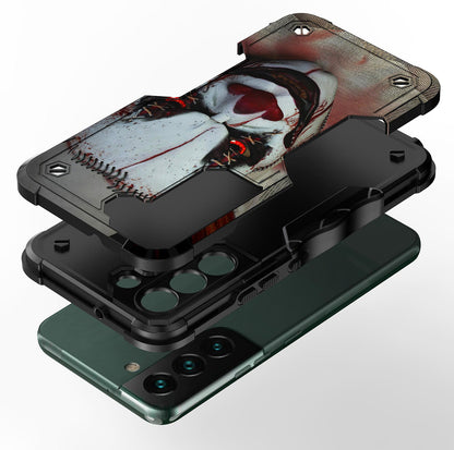 Case For Samsung Galaxy S23 - Hybrid Grip Design Shockproof Phone Cover - Creepy Clown