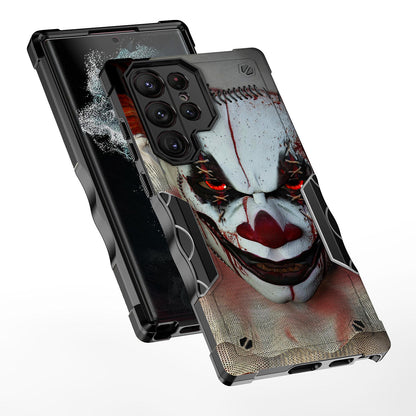 Case For Samsung Galaxy S23 ULTRA - Hybrid Grip Design Shockproof Phone Cover - Creepy Clown