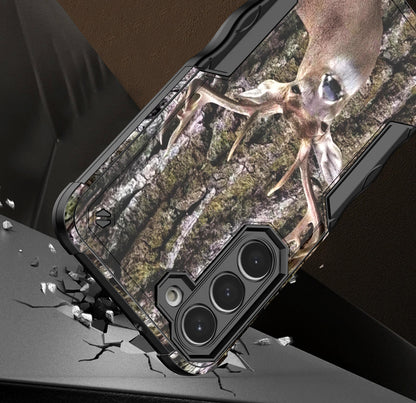 Case For Samsung Galaxy S23 - Hybrid Grip Design Shockproof Phone Cover - Whitetail Deer