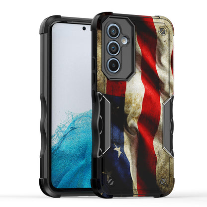 Case For Samsung Galaxy A54 5G Hybrid Grip Design Shockproof Phone Cover - American Flag