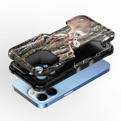 Case For Apple iPhone 14 Pro Max - Hybrid Grip Design Shockproof Phone Cover - Whitetail Deer