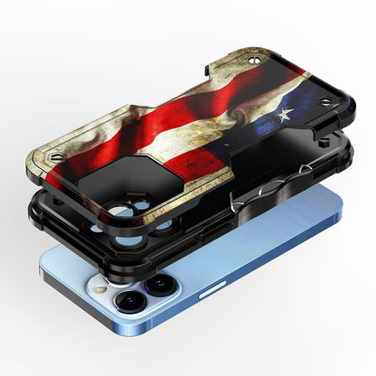 Case For Apple iPhone 14 Pro - Hybrid Grip Design Shockproof Phone Cover - American Flag