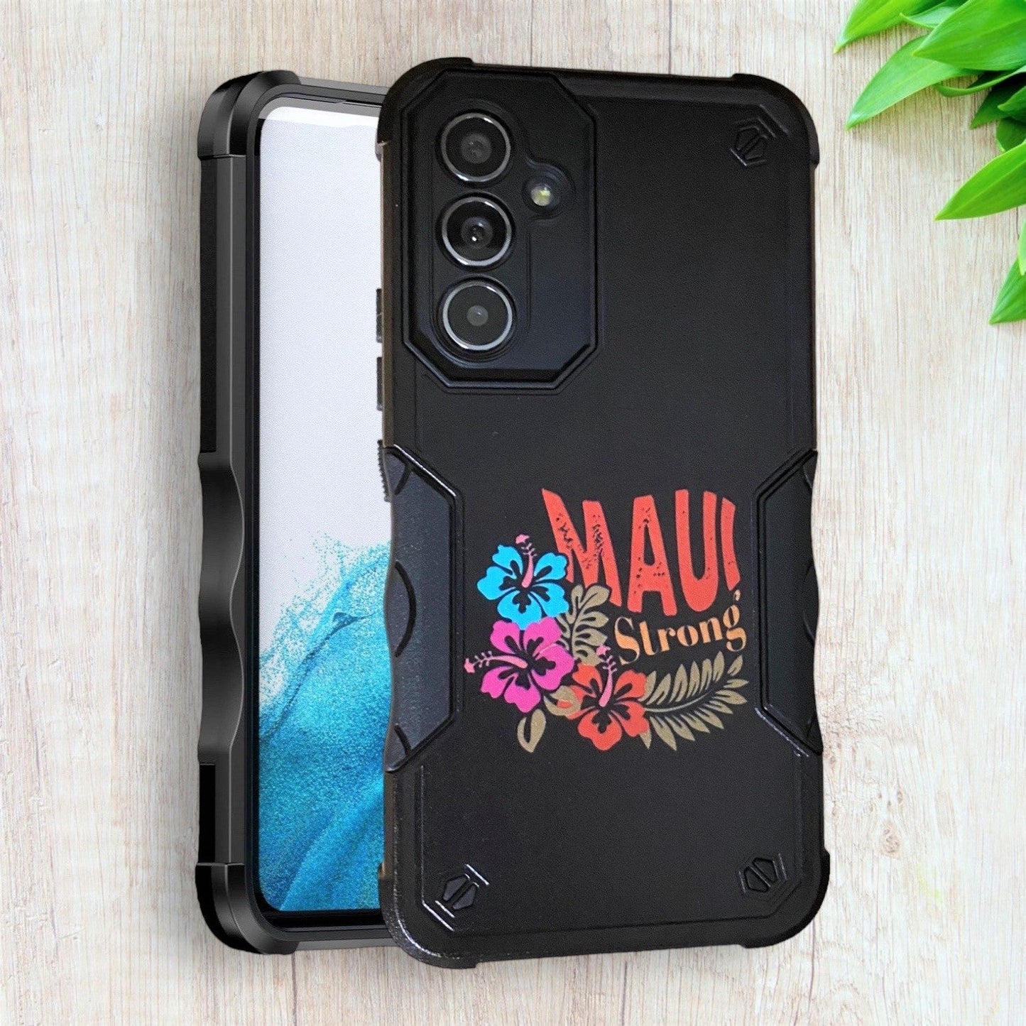 For Samsung - Maui Strong Phone Case, All Profits will be Donated, Support for Hawaii Fire Victims, Maui Wildfire Relief, Hawaii Fires, Lahaina Fires (Design & Print in the USA)