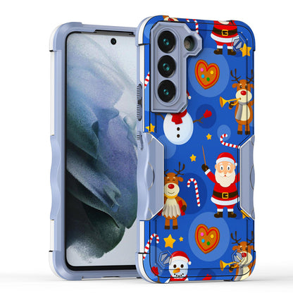 Case For Samsung Galaxy S22 PLUS - Hybrid Grip Design Shockproof Phone Cover - Santa Claus